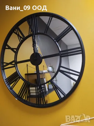 Огледален часовник 70см! , снимка 3 - Стенни часовници - 47448987
