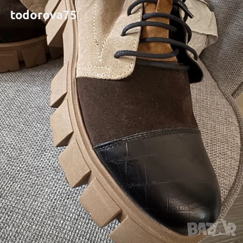 Нови боти от естествена.кожа, снимка 2 - Дамски боти - 52909115