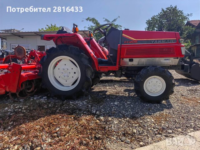 Трактор YANMAR FF205 4x4, снимка 4 - Селскостопанска техника - 41446309