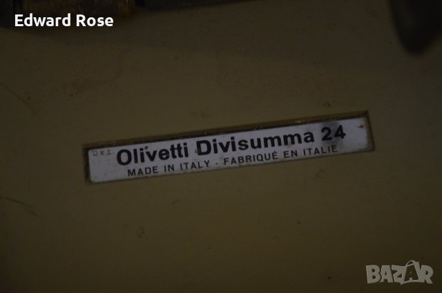 Olivetti Divisumma 24 Оливети стара изчислителна машина за части реставрация, снимка 11 - Антикварни и старинни предмети - 39822960