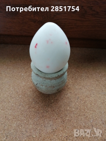 Колекционерско яйце от полускъпоцен камък, снимка 3 - Колекции - 36100011