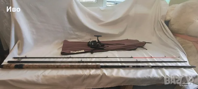 Рядък винтидж комплект Abu Garcia Conolon 800 Quiverlite (3.53m) + Макара Cardinal 52, снимка 6 - Въдици - 55784878