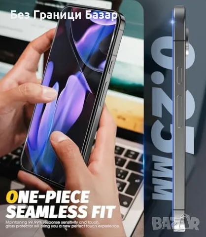 Нови 2 броя Протектор за екран Google Pixel 9 Pro XL - Закалено стъкло 9H, снимка 4 - Фолия, протектори - 47270117