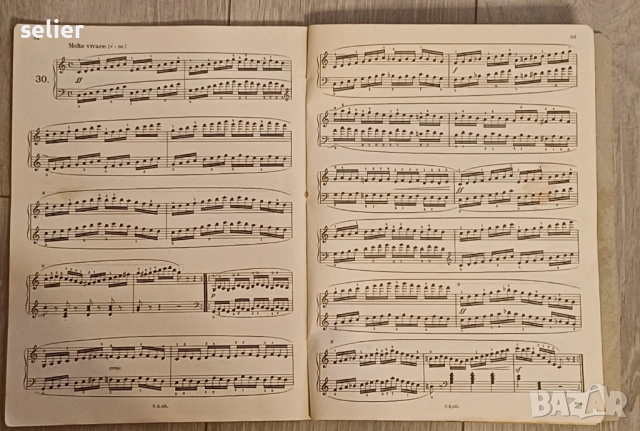 Тези етюди са известни като „Подготвително училище за бързина“ (Vorschule der Geläufigkeit) и са съз, снимка 5 - Специализирана литература - 53413391