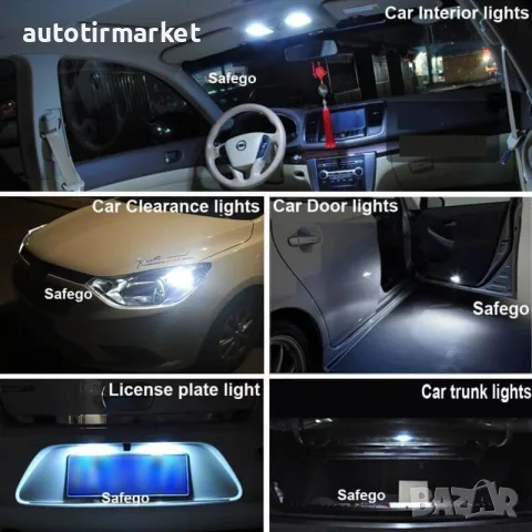 LED безцокълни крушки T10 12V/24V – T96 – T95, снимка 2 - Аксесоари и консумативи - 56052661