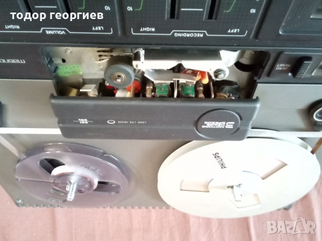 PHILIPS 3 мотора 3 скорости 3 глави- long live , DNL .Вграден усилвател с говорители., снимка 5 - Декове - 41326960