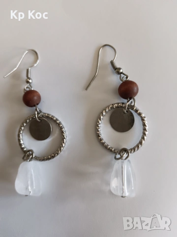 стилни обици с примка, снимка 6 - Обеци - 51222003