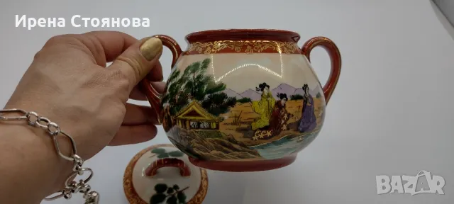 Внушително голяма захарница с вместимост 770 мл, снимка 10 - Антикварни и старинни предмети - 49378066