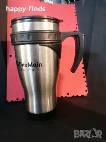 Термочаша с марка, изработена от неръждаема стомана., снимка 1