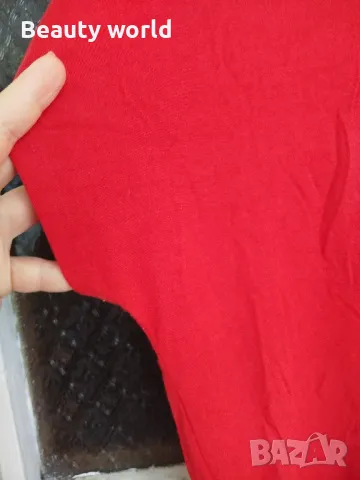 Червена тениска хл размер , снимка 8 - Тениски - 49698001
