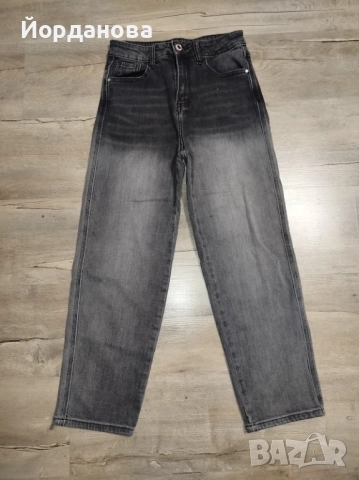 Дънки и кожен клин , снимка 2 - Детски панталони и дънки - 52816779