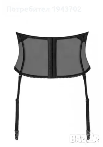 Жартиерен колан в черен цвят Serena Obsessive, снимка 4 - Бельо - 47788349