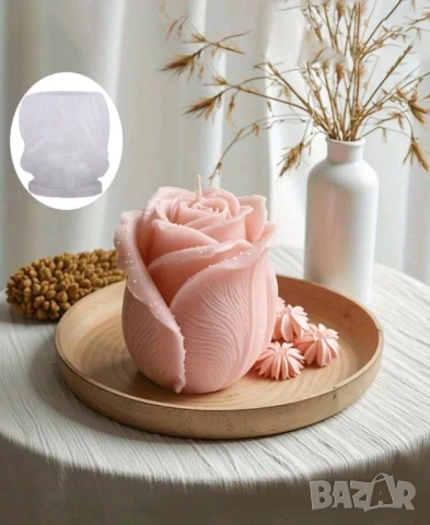 Молд роза пъпка (2), снимка 4 - Форми - 53795523