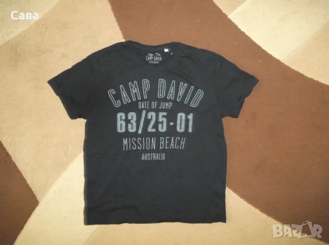 Тениски CAMP DAVID  мъжки,Л-ХЛ-2ХЛ   /синя,жълта,розова,тъмносиня/, снимка 13 - Тениски - 41449062