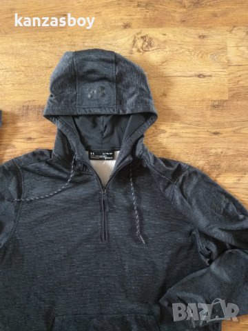 Under Armour Mens AF ICON 1/4 ZIP PO Fleece Top - страхотно мъжко горнище ХЛ, снимка 8 - Спортни дрехи, екипи - 41424382