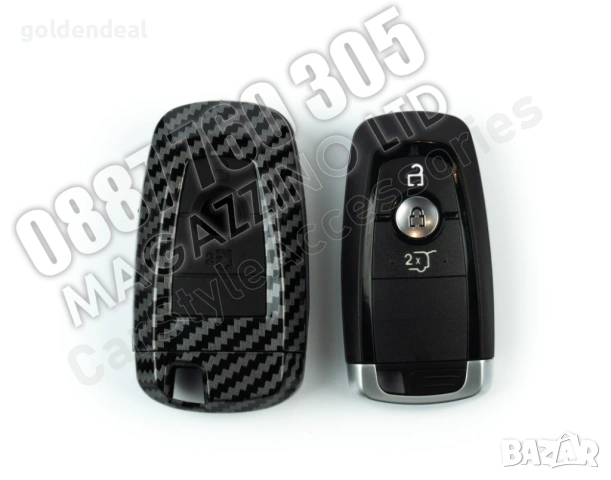 Карбонов Калъф Черупка за ключ Форд, снимка 3 - Аксесоари и консумативи - 53748497