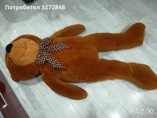 Голям плюшен мечок 200см - VidaXl, снимка 11 - Плюшени играчки - 48231974