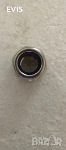 Гайка стопорна M10 – неръждаема, DIN 985 (A2),100бр., снимка 3 - Железария - 51354645