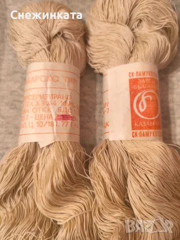 Конци за плетене и памучно тире, снимка 13 - Декорация за дома - 41085715