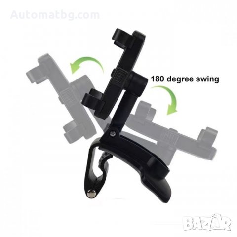 Стойка за телефон Automat, Поставка за смартфон, От 4 до 7 инча, Черна, снимка 5 - Аксесоари и консумативи - 35795662