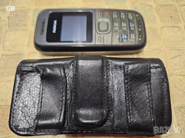 Nokia 1208 с оригинално зарядно + кожено калъфче, снимка 5 - Nokia - 50212205