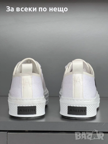 Amiri Мъжки Бели Маратонки🔝Мъжки Спортни Обувки Амири🔝Кецове Код E954, снимка 4 - Маратонки - 51994737