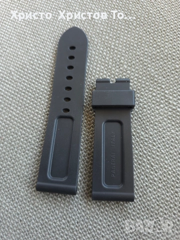 Каишка за Panerai 24 mm, снимка 4 - Каишки за часовници - 53846206