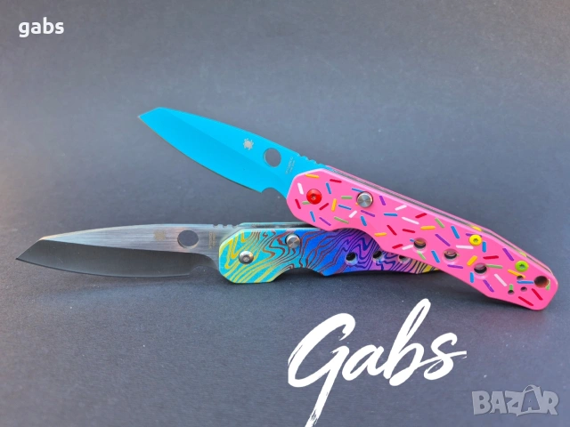 Сгъваем нож Spyderco C240 Smock,два цвята, снимка 14 - Ножове - 53476640