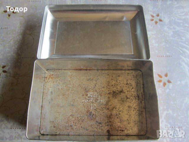 Уникална ламаринена тенекиена литографска кутия , снимка 5 - Колекции - 33946695