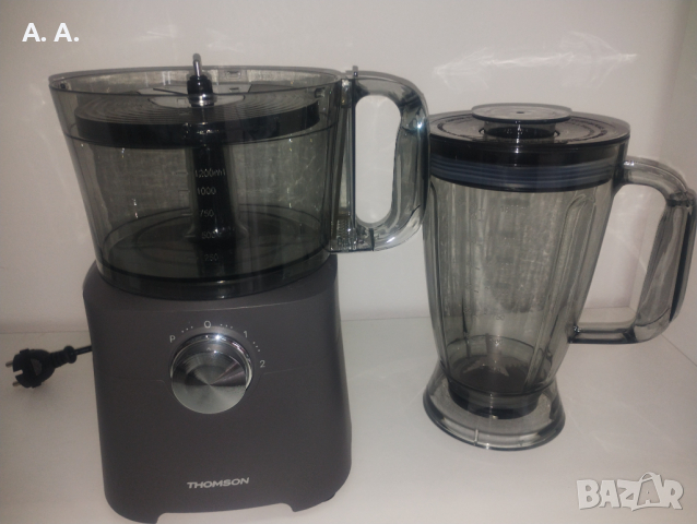Кухненски робот Thomson THFP875BN, 750 W, 2 л. купа, 2 скорости, снимка 2 - Блендери - 44835258