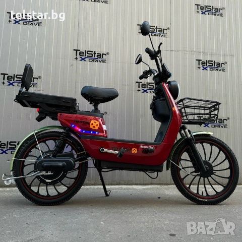 Електрически карго скутер TANK BALKAN TELSTAR 1500W 60V 23Ah с двойна седалка, възможност за педали , снимка 9 - Мотоциклети и мототехника - 52426481