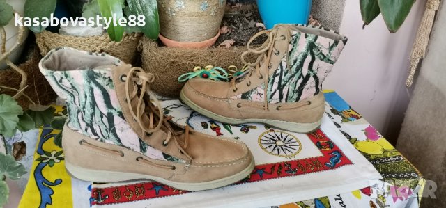 Maul Island 40.5н Боти Естествена кожа , снимка 5 - Дамски боти - 42589251