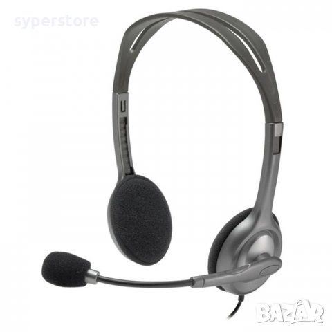 Слушалки Logitech Stereo H111 SS300855, снимка 1 - Слушалки за компютър - 39108366