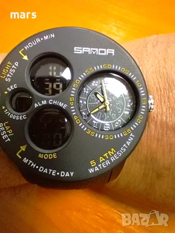 мултифункционален кварцов часовник - 47мм. , снимка 10 - Мъжки - 50160104