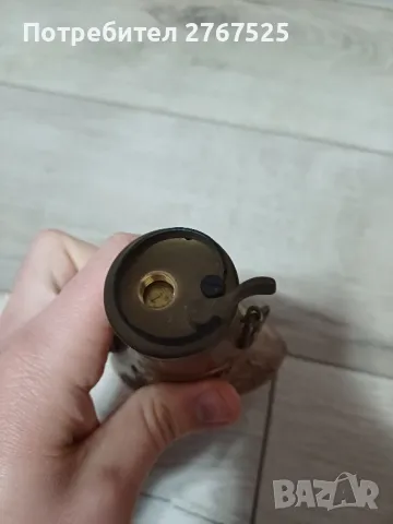 Медна Барутница Свобода или смърт Liberty or death паласка фишеклък пу, снимка 6 - Антикварни и старинни предмети - 49546581