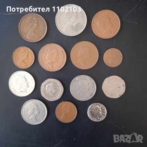 Монети от Англия 6, снимка 2 - Нумизматика и бонистика - 49940141