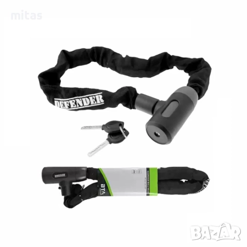 Заключващо устройство верига за велосипед с ключ WAG, 90см/6mm, снимка 3 - Аксесоари за велосипеди - 51951932