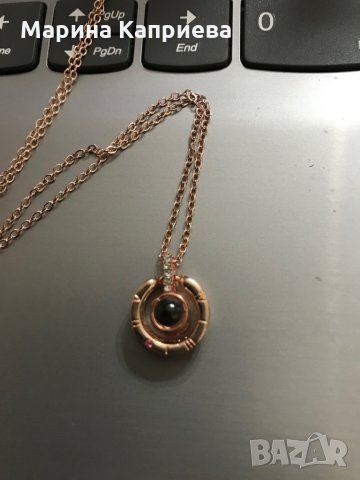 Нови колиета с послание “Обичам те” на 100 езика /К-82/, снимка 11 - Колиета, медальони, синджири - 30523418