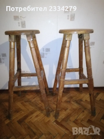 Стари дървени столове, ръчна изработка от различни държави. , снимка 6 - Антикварни и старинни предмети - 53662249