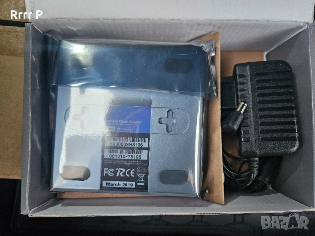 Телефонен модем VoIP gateway - Linksys PАP 2, PAP2 T, Cisco SPA, снимка 4 - Стационарни телефони и факсове - 53374396