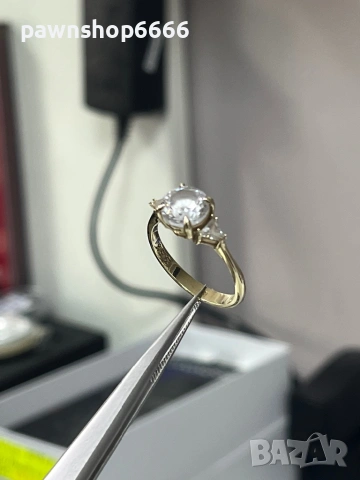 Златен пръстен 14 карата 3,73 грама , снимка 6 - Пръстени - 53315867