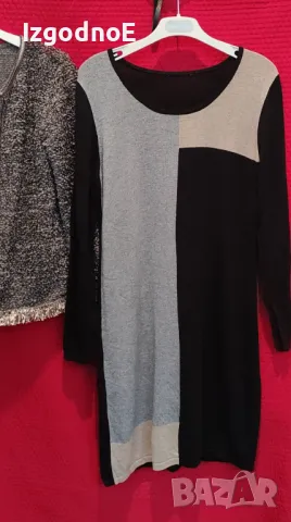 L -  XL рокля фино плетиво 