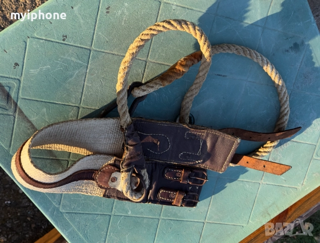 Здрав осигурителен колан за катерене и ремонтни работи яко въже 1,60 м., снимка 5 - Други - 48382546