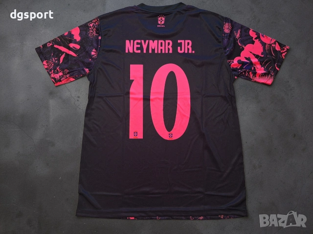 Флуоресцентна футболна тениска на Бразилия#Неймар#10!