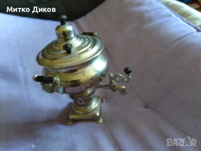 	Самовар от соца СССР Н-133мм и фи 75мм декоративен миниатюрен за украса, снимка 13 - Други - 51080206