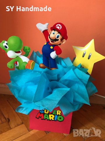 Украса за рожден ден Супер Марио, снимка 1 - Декорация за дома - 41721713