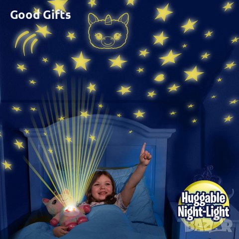 2в1 Плюшен еднорог + проектор звездно небе Star Belly, снимка 2 - Плюшени играчки - 38828314