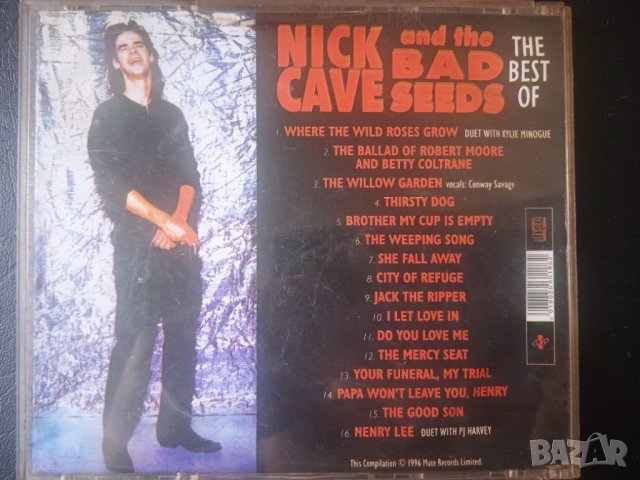 Nick Cave & The Bad Seeds - The Best матричен диск музика, снимка 2 - CD дискове - 44767845