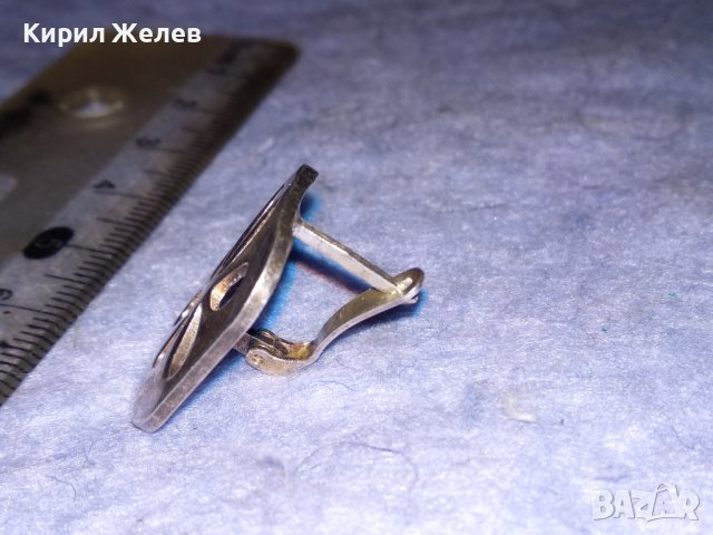 ПРЕКРАСНА ФЛОРАЛНА АЖУРНА СРЕБЪРНА ОБЕЦА СРЕБРО 925 с АНГЛИЙСКА ЗАКОПЧАЛКА 28047, снимка 11 - Обеци - 40938297