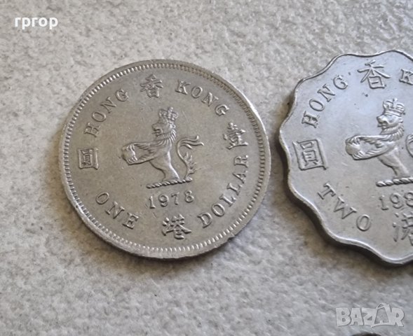 Монети. Хонг Конг. Хонг Конг долар.  6 бр., снимка 5 - Нумизматика и бонистика - 42372989